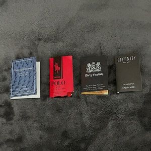LOT of 4 Mens Cologne sample sprays